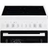 Electrolux 300 serie vrijstaand elektrisch fornuis met elektrische oven, wit, 50 cm