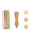 Artoz zegelwax-set lichtroze lichtgroen koper (137605-21)