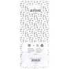Artoz 3D hart slinger papierstickers, 6 stuks 185560-97