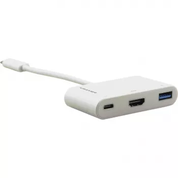 Kramer ADC-U31C/M2 USB-C-multipoort-adapter – 4K HDMI, USB-A, USB-C PD, 17 cm, wit 99-97210004