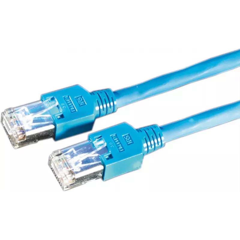 Dätwyler Cat 5e SFTP patchkabel RJ-45 naar RJ-45, 2 m, blauw, halogeenvrij 21.05.8024