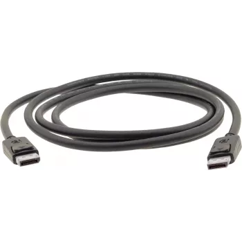 Kramer C-DP-50 DisplayPort-kabel 15,2 m 4K zwart vergrendelbaar 97-0617050