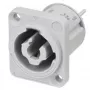 Neutrik NAC3MPXXB powerCON TRUE1 TOP inbouwconnector, mannelijk, 2+PE, 20 A, 250 V AC, grijs, paneelmontage