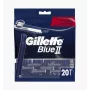 Gillette Blue II wegwerpscheermesjes voor heren, 20 stuks, tweelingbladen met Lubrastrip 7702018466757