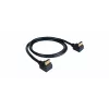 Kramer C-HM/RA-6 high-speed HDMI-kabel met ethernet, HDMI-stekker naar haakse HDMI-stekker, 1,8m, drievoudig afgeschermd, grijs, 4K-ondersteuning 97-0143006