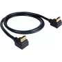Kramer C-HM/RA2-3 high-speed HDMI-kabel met ethernet, haaks naar haaks, 0,9 m, grijs, 4K-ondersteuning 97-0144003