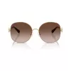 Tory Burch TY6112-334613 dames zonnebril butterfly dark havana bruin gradient 56/16/140 mm