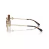 Tory Burch TY6112-334613 dames zonnebril butterfly dark havana bruin gradient 56/16/140 mm