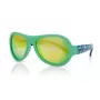 SHADEZ SHZ 44 designer bladprint groene junioren zonnebril voor kinderen 3-7 jaar, UV400, breukvast