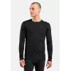 Odlo Merino 200 BL Top Crew Neck LS baselayer top - zwart - XXL