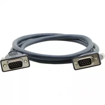 Kramer C-MGM/MGM-6 VGA-kabel, HD-15 stekker naar HD-15 stekker, 1,8 m, aangegoten, zwart 92-7201006