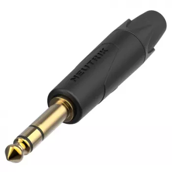 Neutrik NP3XX-AU-0 1/4 inch TRS klinkstekker met vergulde contacten