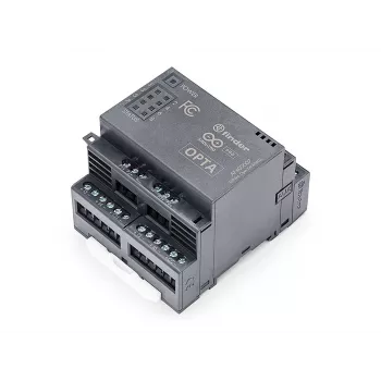 Arduino Opta analoge uitbreidingsmodule AFX00007 - 4 configureerbare analoge ingangen, 2 analoge uitgangen, 12-24 VDC, DIN-rail