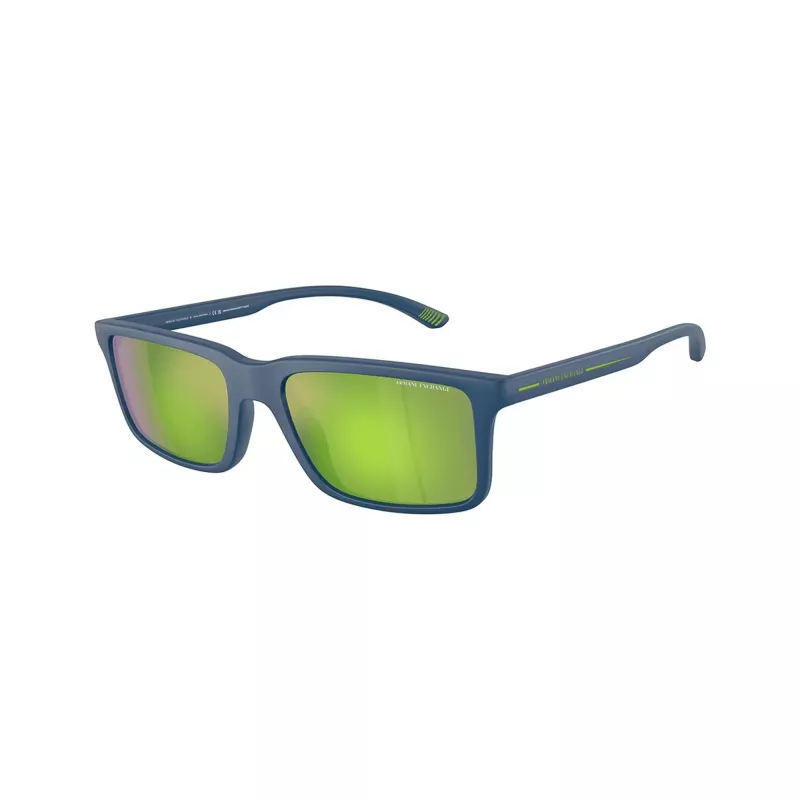 Armani Exchange AX4157SU83768 herenzonnebril matzwart donkergrijs 57/19/145 mm