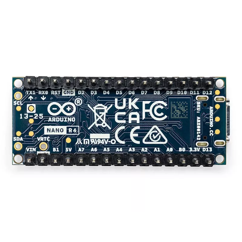 Arduino Nano R4 H - R4 RA4M1 met pinheader (ABX00143)