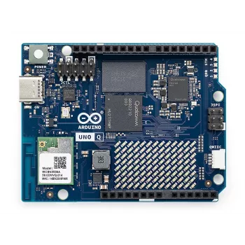 Arduino Uno Q ABX00162 ontwikkelboard, 2 GB / 16 GB eMMC, 4 x 2,0 GHz