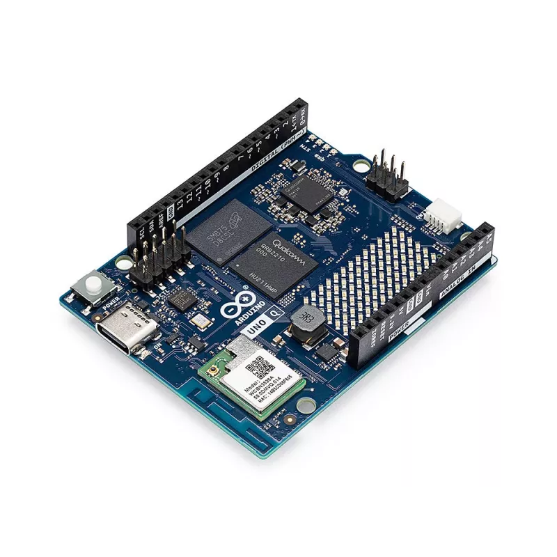 Arduino Uno Q ABX00162 Ontwikkelbord, 2 GB / 16 GB eMMC, 4 x 2,0 GHz