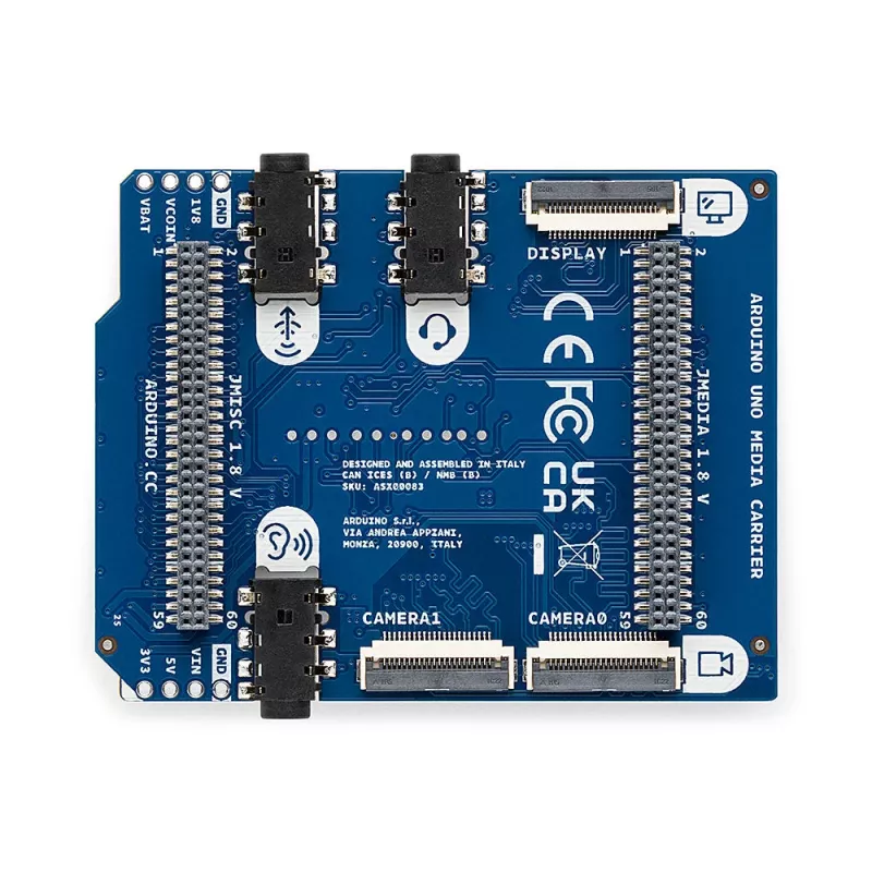 Arduino UNO Media Carrier-ontwikkelboard ASX00083