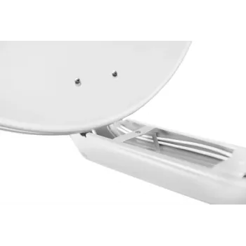 AXING SAA 85-01N aluminium satellietschotel 85 cm, lichtgrijs SAA08501N