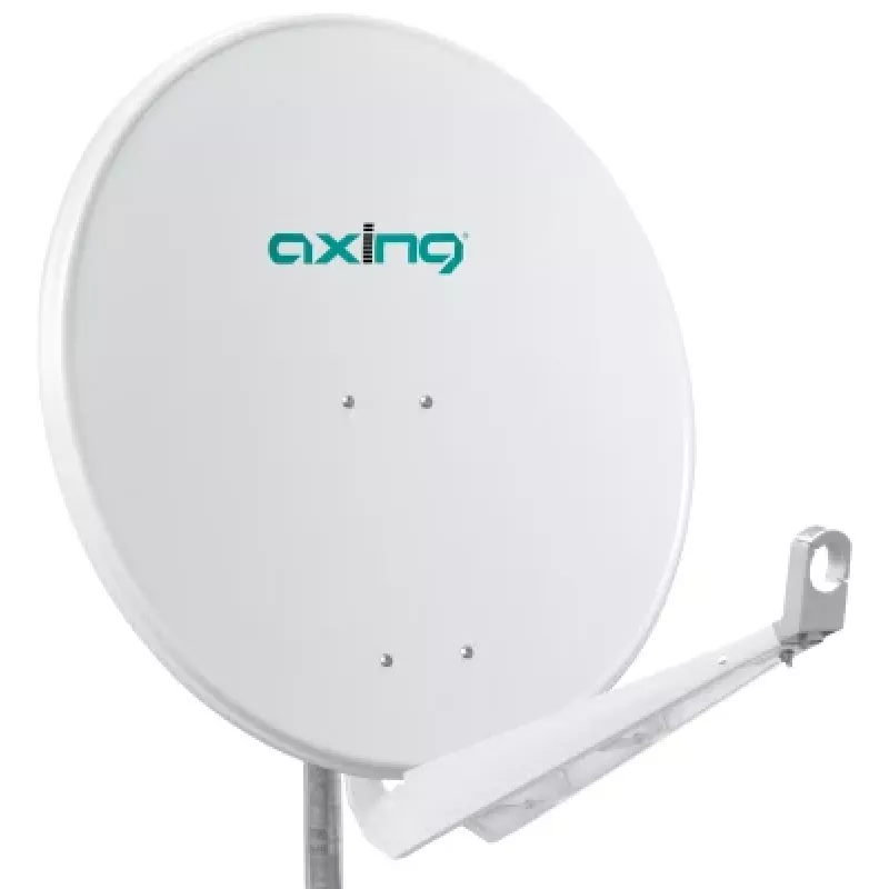 AXING SAA 85-01N aluminium satellietschotel 85 cm, lichtgrijs SAA08501N