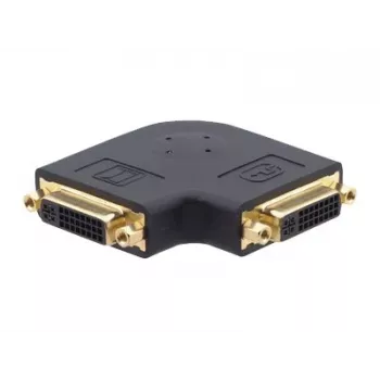 Kramer AD-DF/DF/RA-FLAT DVI-I-bus naar DVI-I-bus haakse platte koppeladapter 99-9595211