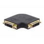 Kramer AD-DF/DF/RA-FLAT DVI-I-bus naar DVI-I-bus haakse platte koppeladapter 99-9595211