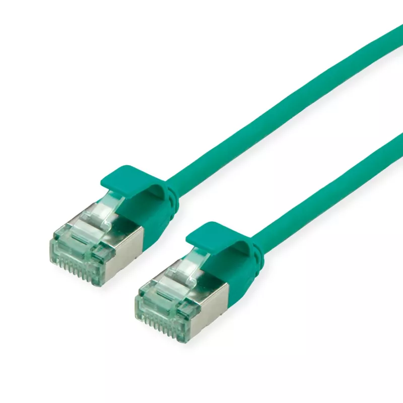 ROLINE RM U/FTP Cat.6A Slim-patchkabel, groen, 2m 21.45.3335
