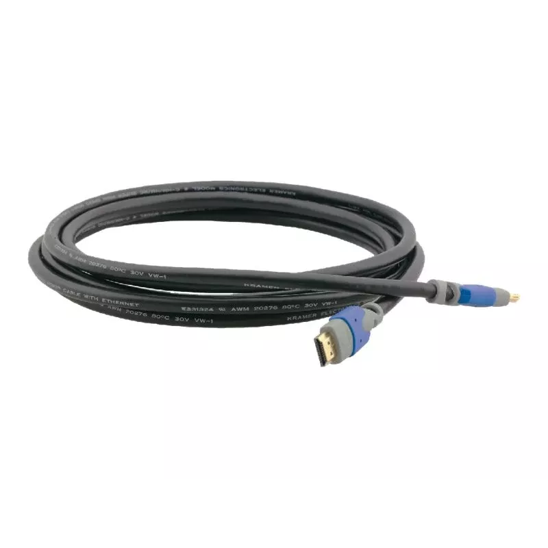 Kramer C-HM/HM/PRO-65 HDMI-kabel met Ethernet - 19,8m (65 ft), 4K@60Hz, HDMI 2.0, zwart 97-01114065