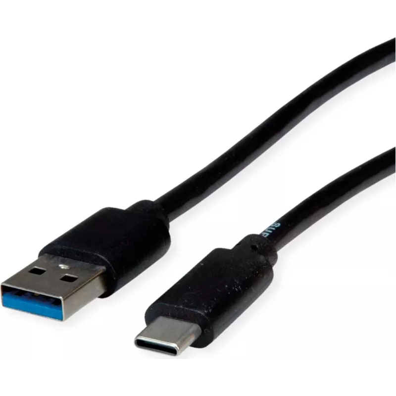 ROLINE RM USB 3.2 Gen 2-kabel, USB A-C, ST/ST, zwart, 2 m 11.45.9012