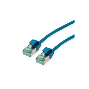 ROLINE RM U/FTP patchkabel Cat.6A/Class EA SLIM blauw 5m - FTP (21.45.3347)