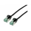 ROLINE RM U/FTP Cat.6A/Class EA SLIM patchkabel, zwart, 5 m 21.45.3357