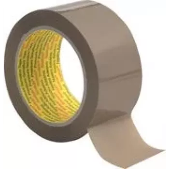 Scotch verpakkingstape 3739 bruin 50 mm x 66 m, 0,056 mm, hoogwaardige tape, geluidsarm afrollen, acryllijm 3739B506