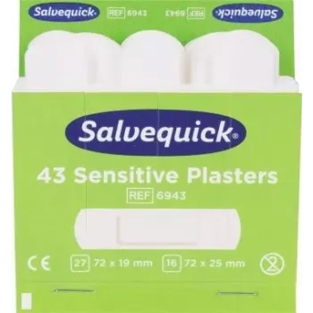 SÖHNGEN Salvequick vlies-pleisterstrips, 43 stuks, huidskleur, hypoallergeen, latexvrij 1009943