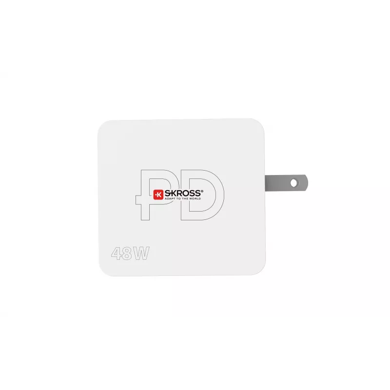 SKROSS Multipower Combo+ US 48W USB-wandlader met USB-C PD en 3 USB-A-aansluitingen SKKT000348WPDUSCCN