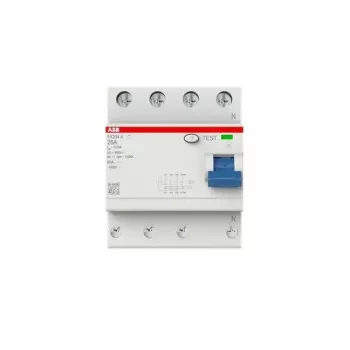 ABB FX204A-25/0.03 aardlekschakelaar 4P 25A 30mA type A 230/400V AC 2CSF204165R1250