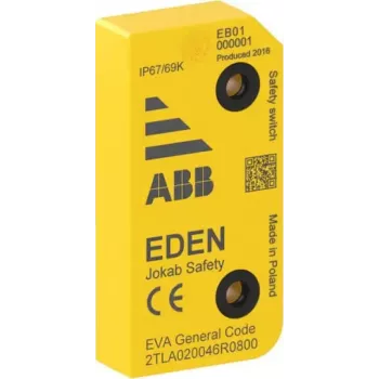 ABB contactloze veiligheidsschakelaar EVA General Code, RFID, 2 x OSSD, M12 8-polig, IP67/IP69K 2TLA020046R0800