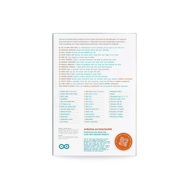 Arduino K000007_R4 Kit Starter Rev 4 educatief (K000007_R4)