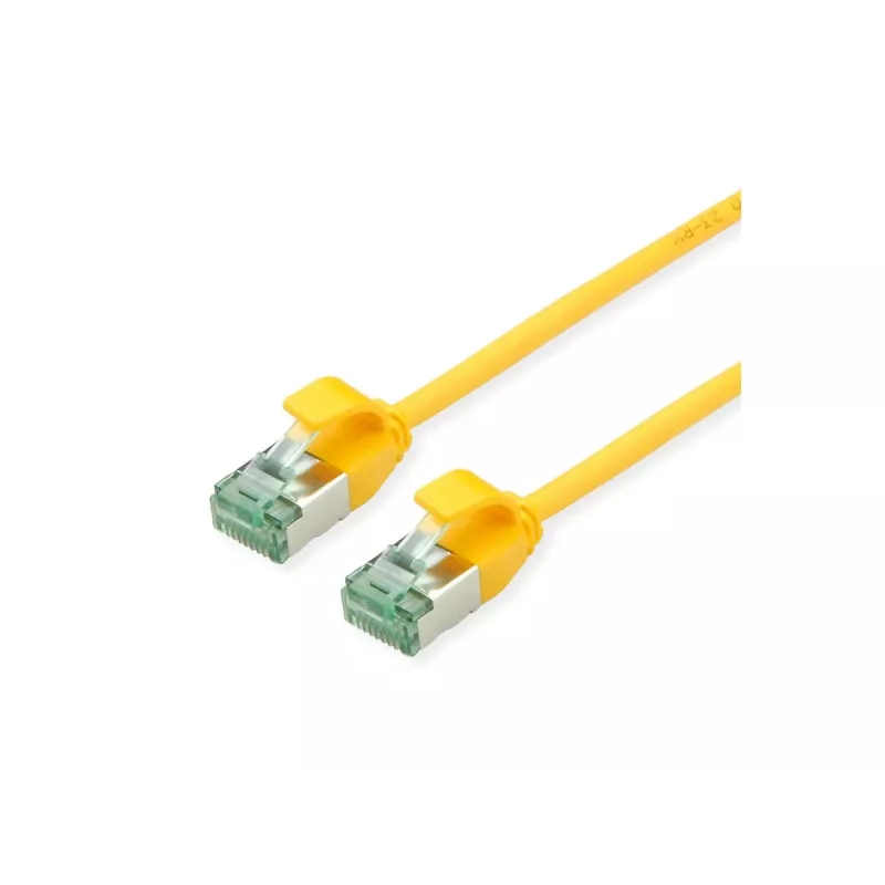 ROLINE RM U/FTP patchkabel Cat.6A Class EA SLIM geel 1m 21.45.3323