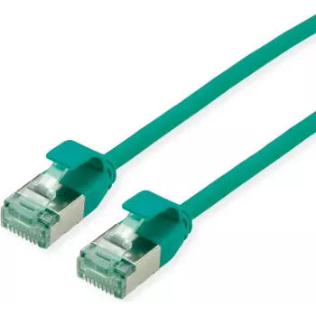 ROLINE RM U/FTP patchkabel Cat.6A/Class EA Slim groen 1,5m - FTP 21.45.3334