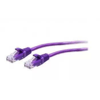 C2G 0,3m Cat6a Slim Ethernet-patchkabel U/UTP RJ-45 paars 28 AWG