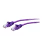 C2G 0,3m Cat6a Slim Ethernet-patchkabel U/UTP RJ-45 paars 28 AWG