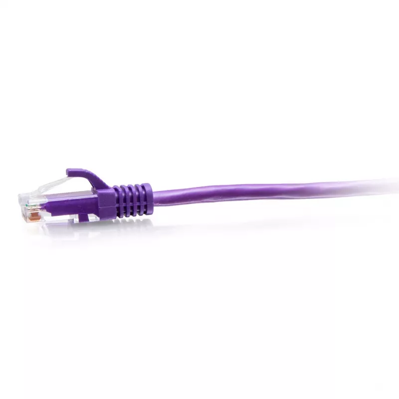 C2G 0,3m Cat6a Slim Ethernet-patchkabel U/UTP RJ-45 paars 28 AWG