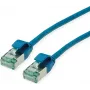 ROLINE RM U/FTP patchkabel Cat.6A/Class EA SLIM blauw 0,15m - FTP (21.45.3340)