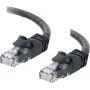 Cables2Go 0,5m Cat6 UTP Ethernet-patchkabel, zwart, snagless, PVC-mantel 83405