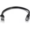 Cables2Go 0,5m Cat6 UTP Ethernet-patchkabel, zwart, snagless, PVC-mantel 83405