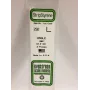 Evergreen 292 polystyreen L-profiel 350 x 2 x 2 mm, 4 stuks, wit