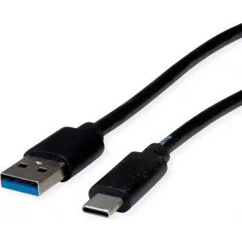 ROLINE RM USB 3.2 Gen 1 kabel, USB A-C, ST/ST, zwart, 3 m 11.45.9013