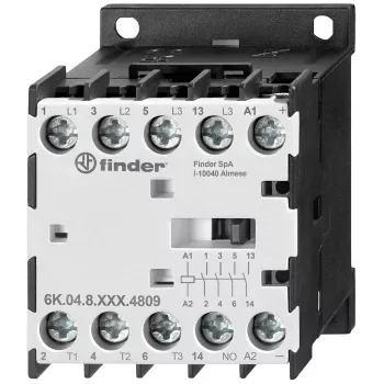 Finder mini-contactor voor de industrie 5,5kW spoel 230V AC (6K.04.8.230.4312)