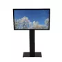 HI-ND MOUNTS HI-ND vloerstandaard glas universeel 49-65 inch LCD-display vloerstandaard - zwart (RAL 9005) FS0000-5001-02