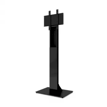 HI-ND MOUNTS HI-ND vloerstandaard glas universeel 49-65 inch LCD-display vloerstandaard - zwart (RAL 9005) FS0000-5001-02